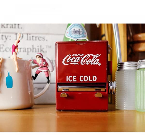 Aveki Coca-cola salgsautomat tannpirkerdispenser liten