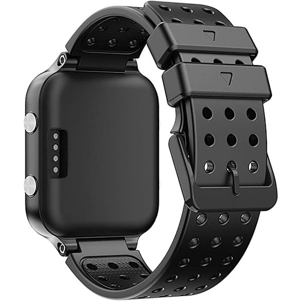 Ersättning för klockarmband i silikon för Garmin Approach S20 klockarmband med verktygssatser black