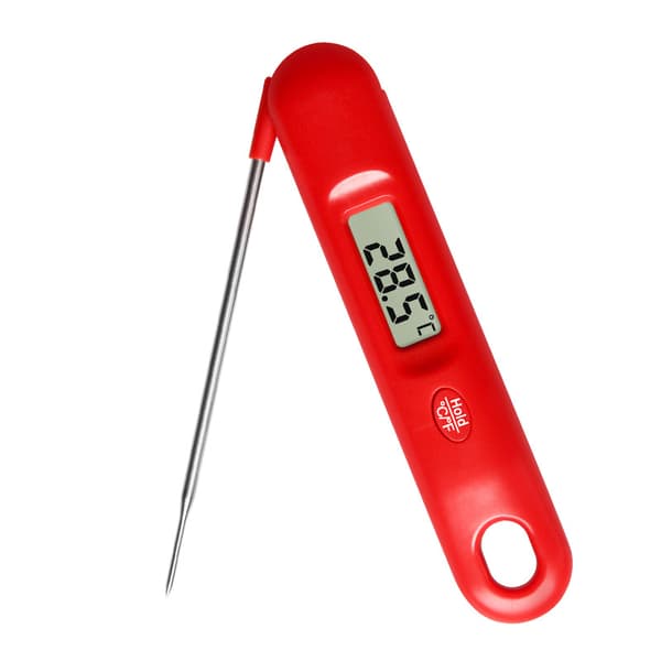 Digital Kötttermometer - 3X Snabbare 0.5s Direktavläsning, Matlagningstermometer Exakt ±0.8℃ Red