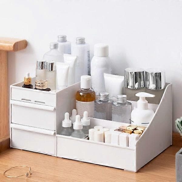 Makeup Organizer Skrivebordsorganisering White