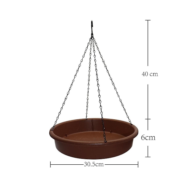 Vattenmatare Hängbar Robust Fågel Sol Sprinkler Piedestal Fågelbad Fontän Utan Pump