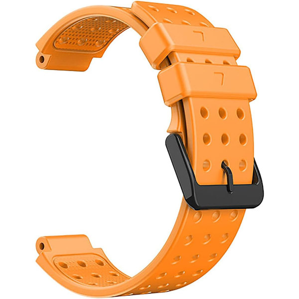 Ersättning för klockarmband i silikon för Garmin Approach S20 klockarmband med verktygssatser orange