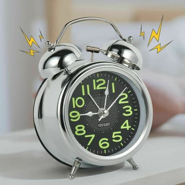 Herätyskello Super Loud Double Clock Number Clock