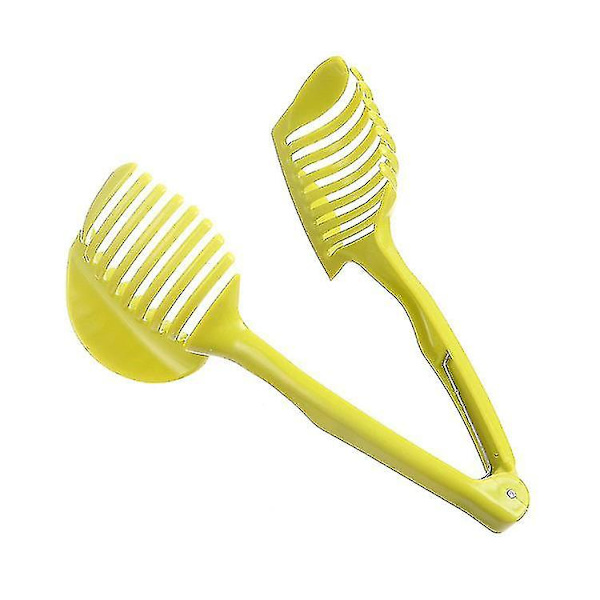 Plastisk manuel skæremaskine Tomatskærer Frugt Cutter Tomat Citron Cutter Assistent (3stk)