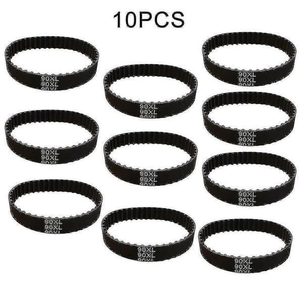 2/4 stk. høvl drivrem 914592 til Black Decker Dn75 Dn750 Kw750 Sr600 Sr600 Dn75 sort gummirem2