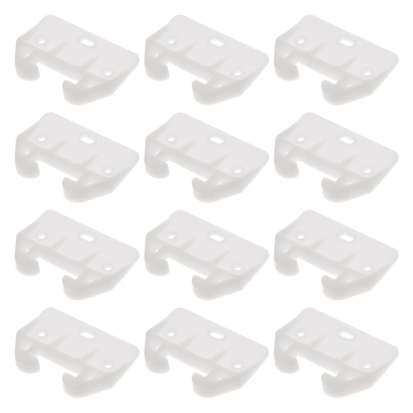 12 Pcs Cabinet Drawer Slides Plastic Track Guides Slides Cabinets Drawer Slides Plastic Drawer Track Guides Dressers Drawer