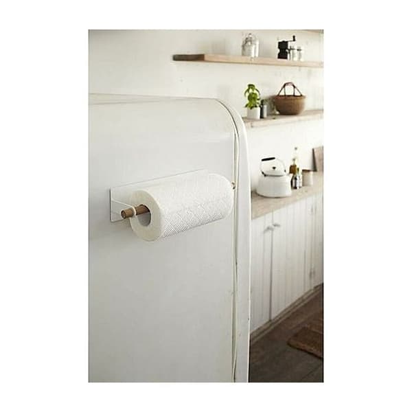Magnetisk tørkerullholder, hvit