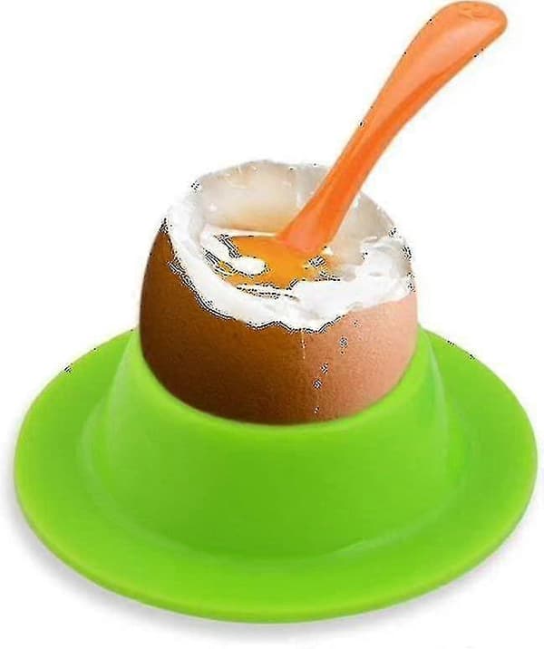 4 stk. fargerike silikon eggkopper