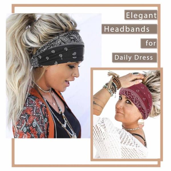 Bohend Boho pannband bred yoga stretchig bandeau