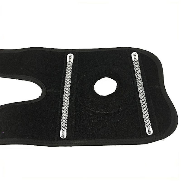 2 stk. Justerbar Tennisalbue Støtte Wrist Sweatband, Sort