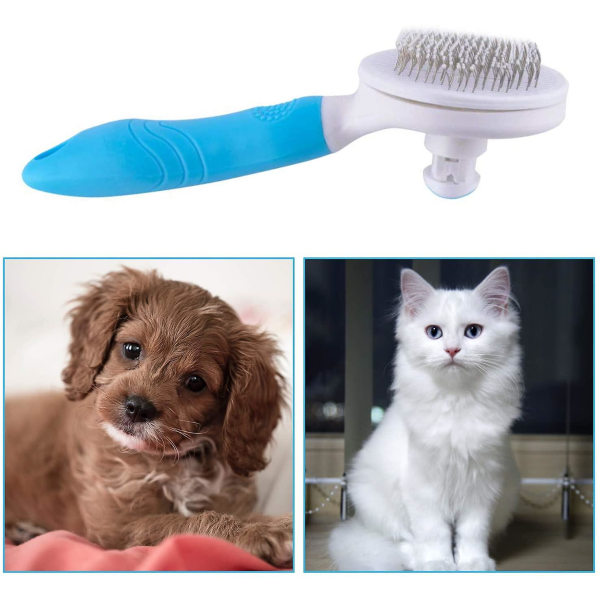 Cat Brush Självrengörande plockborste tar bort hundborste