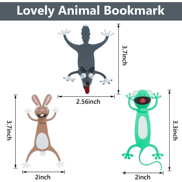 3D-tegneserie dyrebokmerke