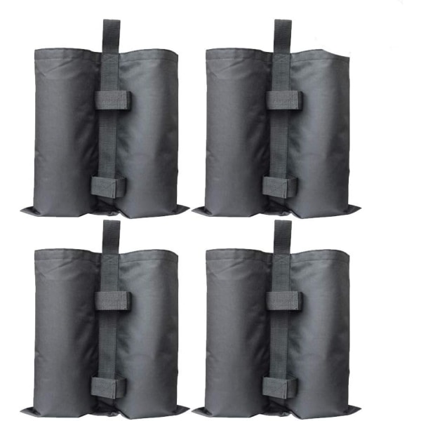 4-Pack Outdoor Teltta Auringonvarjo Kiinnityshiekkasäkit - Teollisuusluokan Heavy Duty Kaksisaumaiset hiekkasäkit - 800Dpvc Oxford Fabric