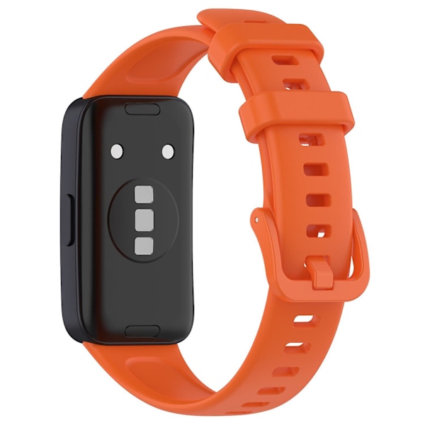 Huawei Band 8:lle silikoninen ranneke, vedenkestävä urheiluranneke Orange, Orange Style A Huawei Band 8