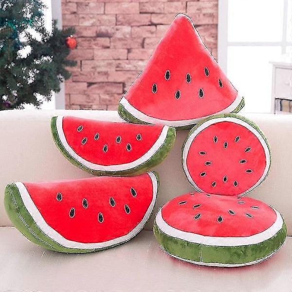 Vesimeloni Tyyny Pehmeä Vesimeloni Plussi Pehmeä Leikki Peli 30cm