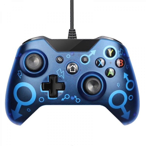 JUSCH Kablet controller til Xbox One, USB-controller, Xbox One, Xbox One S, Xbox One X, Xbox one Controller kablet joystick C99-170