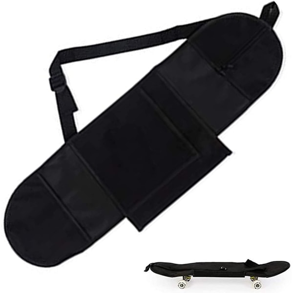 Skateboard Tote Bag Waterproof Longboard Bag Oxford Skateboard Shoulder Bag Rucksack Handy Handbag Longboard Rucksack Long Board For Max 30 Inches (80