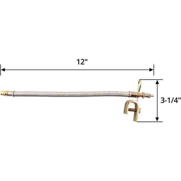 Däckventilförlängare, Däckventilförlängare för lastbils-, buss- och släpvagnsdäck, 30 cm, 4-pack