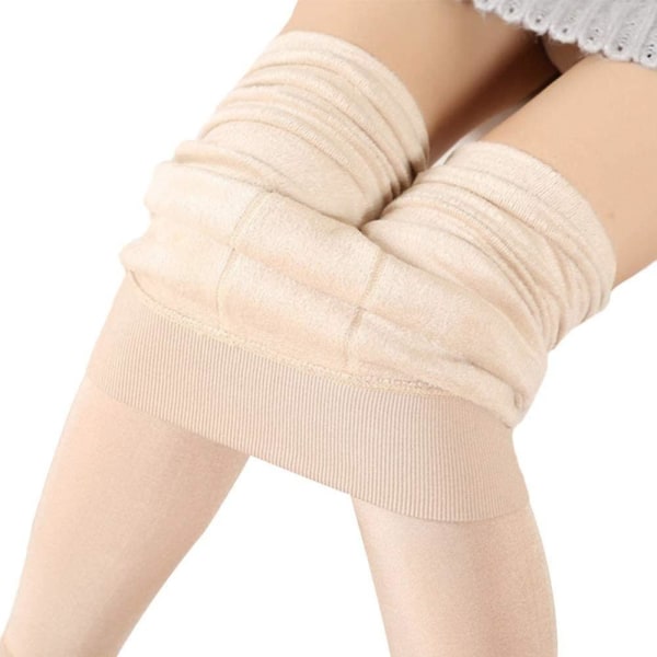 Naisten talven lämpimänä pitävät joustavat sukkahousut Villavuoratut sukkahousut Naisten talven lämpimänä pitävät kuminauhat