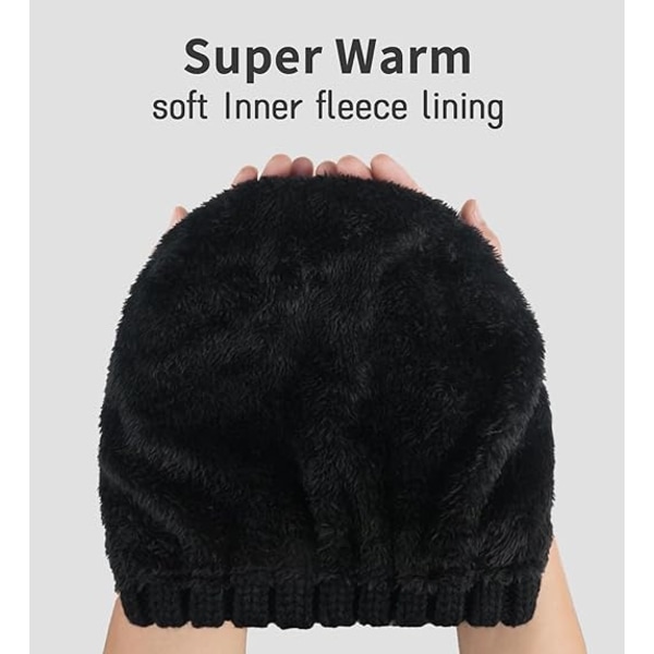 Thermal Warm Winter Hats with Pom