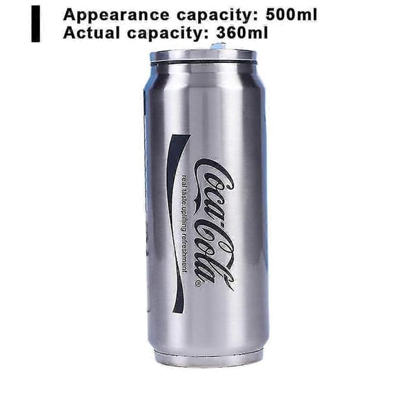 350ml/500ml Coca Cola Kopp, Varm og Kald Isolering, 304 Rustfritt Stål Termos, Coke Stor Vannflaske, Tilpasset Bil Tra - MXBC