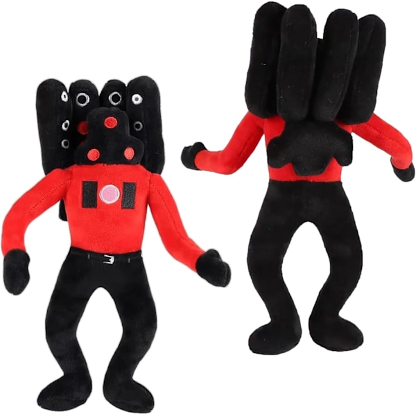 WC-pehmolelu, Skibidi -WC-kaiutinmies Bosses-pehmolelu, Skibidi -WC-pelipiirretty pehmolelu