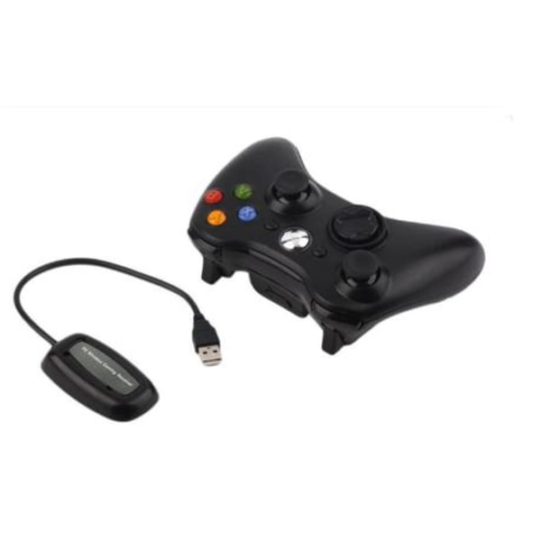 Xbox 360 langaton ohjain 2,4 GHz peliohjain joystick langaton ohjain (musta)