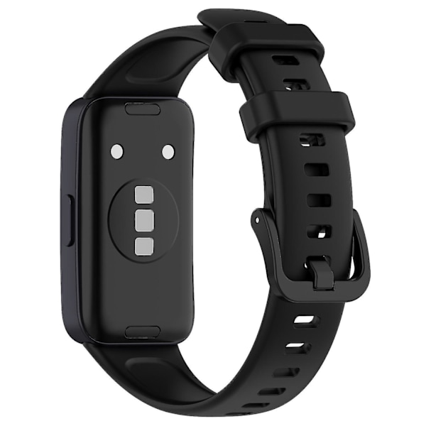 Silikonarmband för Huawei Band 8, Vattentätt Sportarmband Black, Black Style D Huawei Band 8