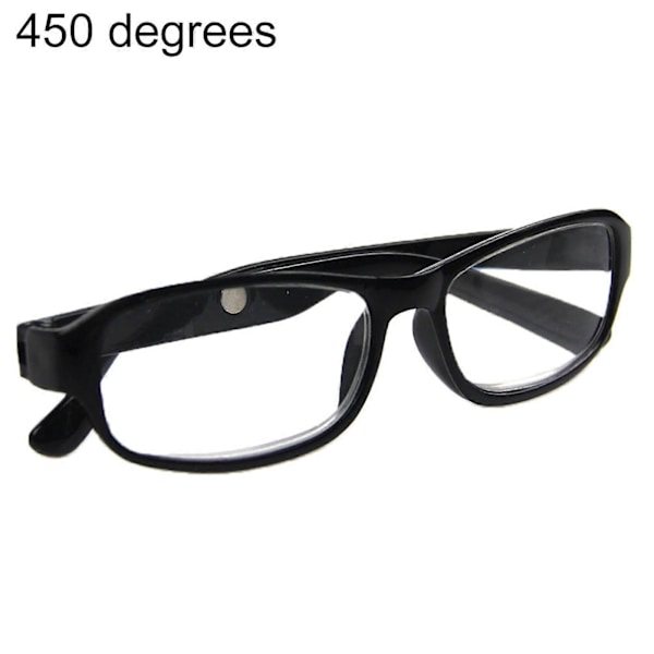 Läsglasögon +4.5 +5.0 +5.5 +6.0 Grader Optiska Linser Glasögon Qinhai Black Unisex