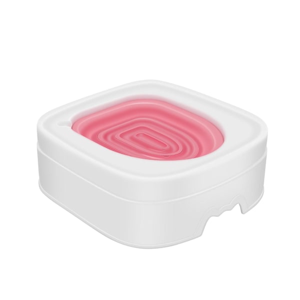 Katte Toilettraeningssystem Genanvendelig Plast Sandkasse Måtte Katte Træner Genanvendelig Automatisk Træner Pink