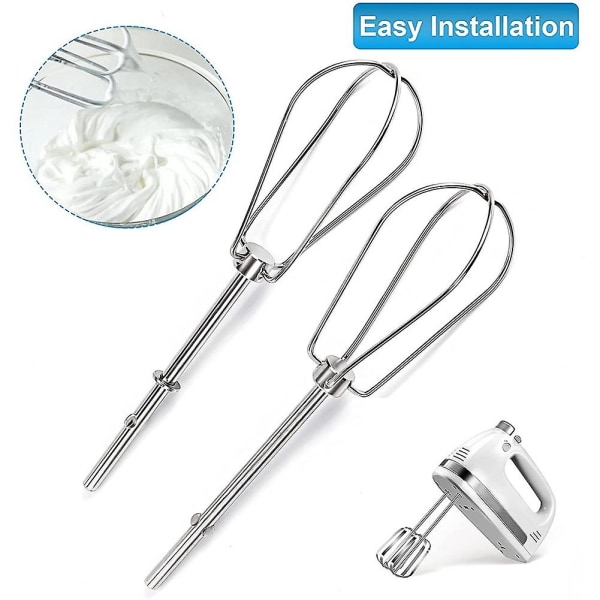 Kompatibel med Kitchen Aid Hand Mixer-tillbehör, ersättningstillbehör för Mixmaster-modell ersätter: W10490648