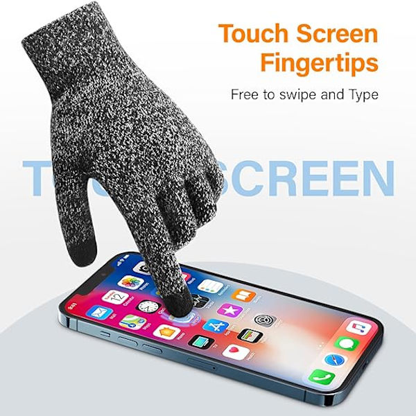 Vinter Touch Screen Snøblomst Hold Varme Hansker