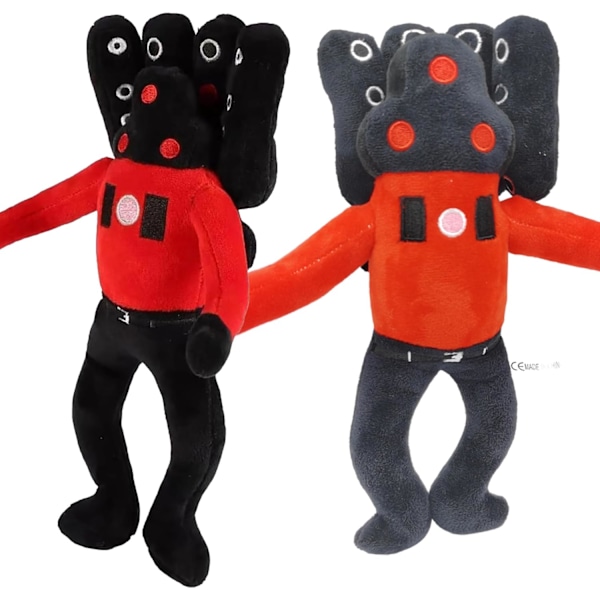 WC-pehmolelu, Skibidi -WC-kaiutinmies Bosses-pehmolelu, Skibidi -WC-pelipiirretty pehmolelu