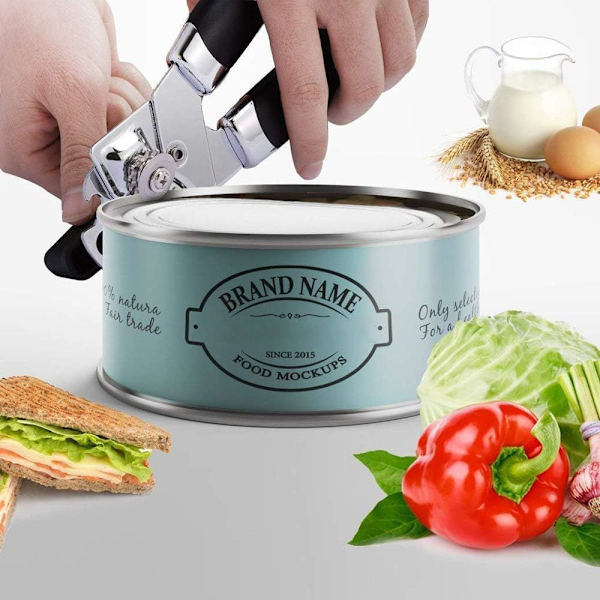 3-i-1 manuell burköppnare i rostfritt stål med halkfritt handtag - Style 1 Black
