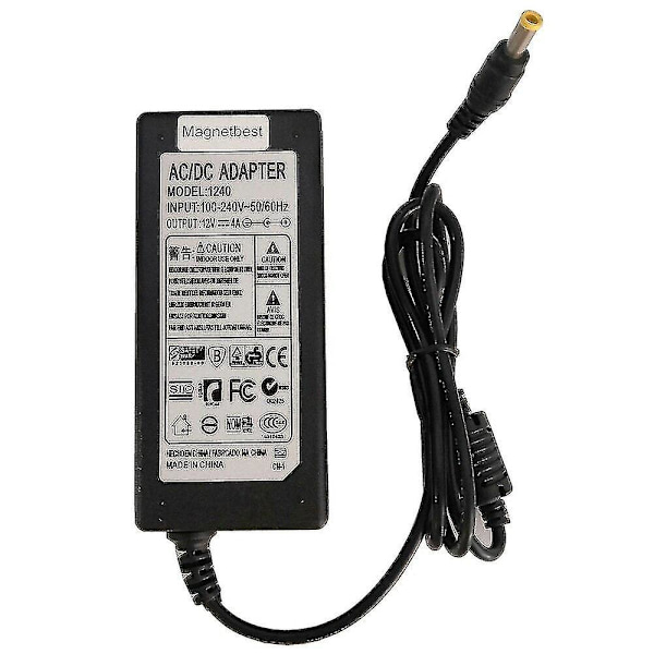 12v 4a 5.0mm med pin AC-adapter oplader til Korg Ka310 Ka320 X50 Sp170 Sp170s Ad-12a 180 Mr-1000 Ek50 digitalt klaver keyboard