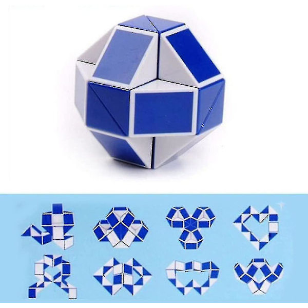 Taikakäärmekuutio Twist Puzzle Taikakäärme Sensory Toy Collection, Party Love Game Gift Bag Filler, Satunnaisia värejä