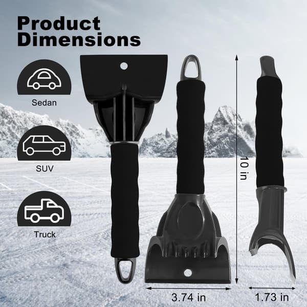 Bilvindruteisskrapa (2-pack)