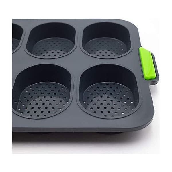 Brødbakeform - Bakeform for 8 rundstykker - Silikon - Non-stick belegg