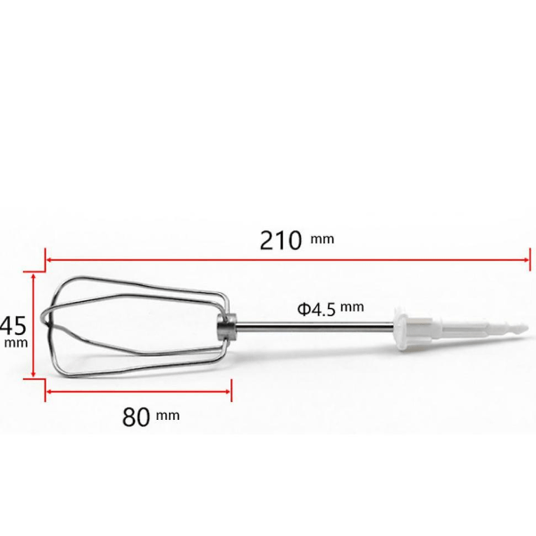 Piskeris 00659596 Til udskiftning af Bosch I foodprocessor Kompatibel med modeller Mfq30 Mfq35 Mfq4 Mq95 Mq96 osv. I Bosch 4-tråds piskeris I Bosch Food Process