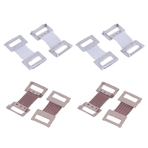 10 set Ersättnings Stretchbandage Stretch Metallklämma Fast Klämma Krok, Spänne Sportbandage Rem Spänne Drag