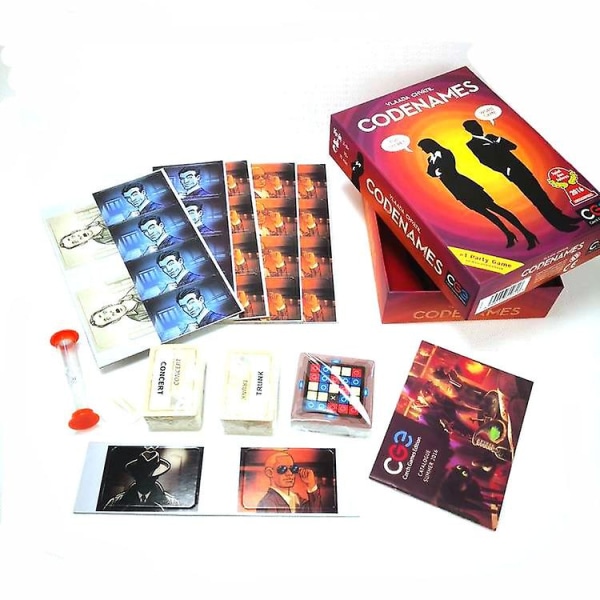 Confidential Action Codenames -lautapeli, perhe- ja ystäväpeli, korttipeli