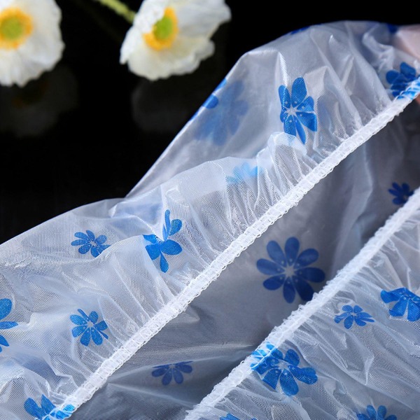 10 stk Vanntette Dusjhette Punkt Bad Hårdeksel Elastisk Badehette For Kvinner Bad R