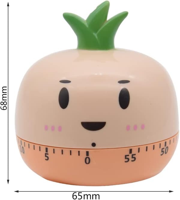 Kök Matlagning Mekanisk Timer, Tids Påminnelse, Manuell Timer, Frukt- och Grönsaksform, Rädisa Pineapple