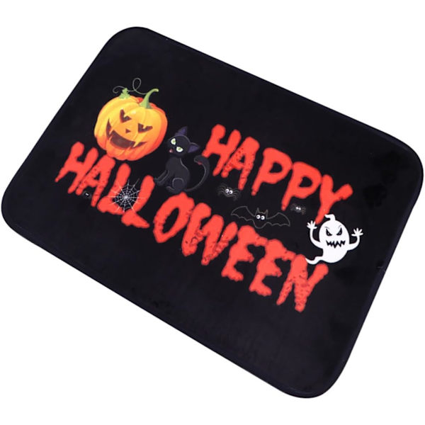 1 kpl Halloween liukumaton lattiamatto Halloween matot Outsoor matot Kurpitsa lattiamatto Halloween jalkatuki Ulko+lattiamatto Alue