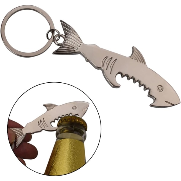Hain pullonavaaja metallinen avaimenperä Luova avaimenperäriipus viinipullon avaamiseen ripustettavan avaimen koristeluun