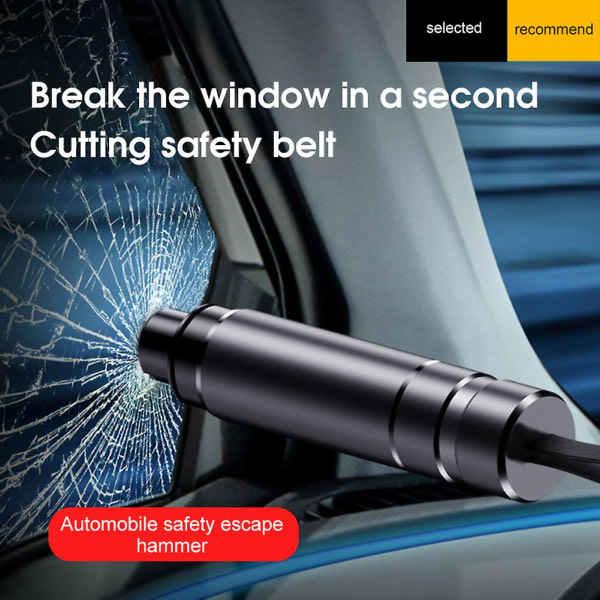 Hammerdex Car Safety Tool Hammerdex Tool Safehammer Glass Breaker 2024 (FMY) Ed