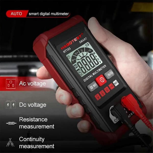 Smart Digital Multimeter, Automatisk Digital Multimeter, 4000 Räknare, Auto Digital Multimeter, Digital Multimeter