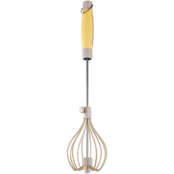 Stainless Steel Semi-Automatic Egg Beater Adjustable Small Household Manual Rotary Egg Whipping Whisk