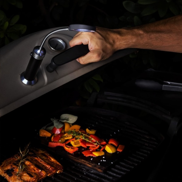 BBQ-grillinvalot (2 kpl) - Grillausvalot ulkokäyttöön - Superkirkkaat COB LED -akkukäyttöiset valot magneettisella pohjalla