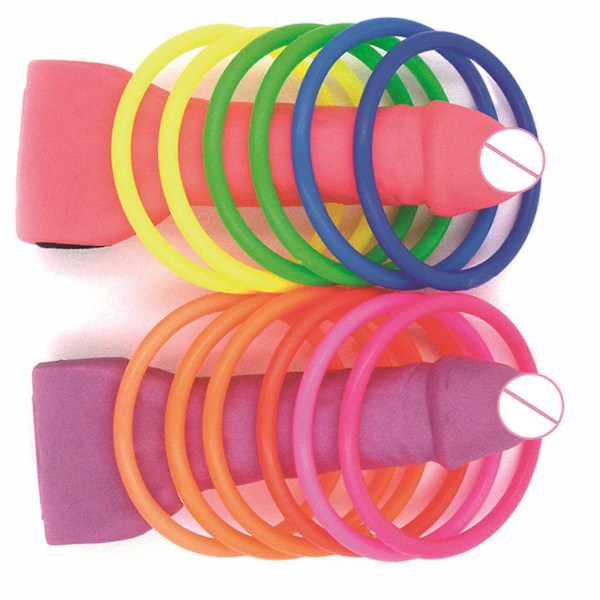 2023 Nyt Head Hoopla Ring Toss Spil Sjovt Spil Prop til Polterabend Gaver Brudepige Gaver